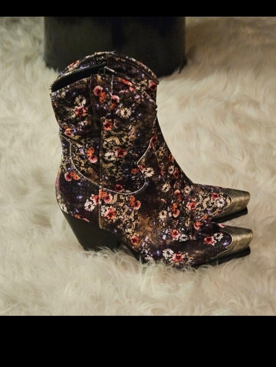 Free People Brayden Floral Boots - Picture 2 of 6